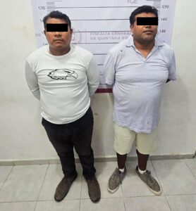 Detienen FGE y Policía Municipal de Tulum a dos personas por maltrato animal
