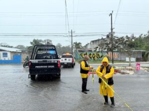 Activa Playa del Carmen Operativo Tormenta por intensas lluvias