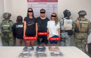 Asegura Grupo Interinstitucional drogas y detiene a 3 personas por narcomenudeo en dos cateos en Benito Juárez