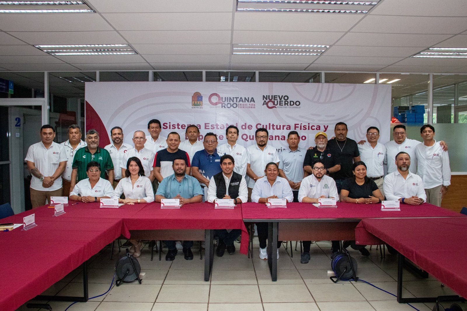 Fortalece CODEQ el trabajo en equipo con los 11 municipios, al realizar la Primera Sesión Ordinaria del Sistema Estatal de Cultura Física y Deporte de Quintana Roo