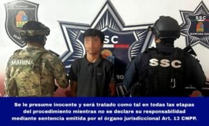 Detienen a Luis Ángel “N”, presunto implicado en el delito de encubrimiento por receptación.
